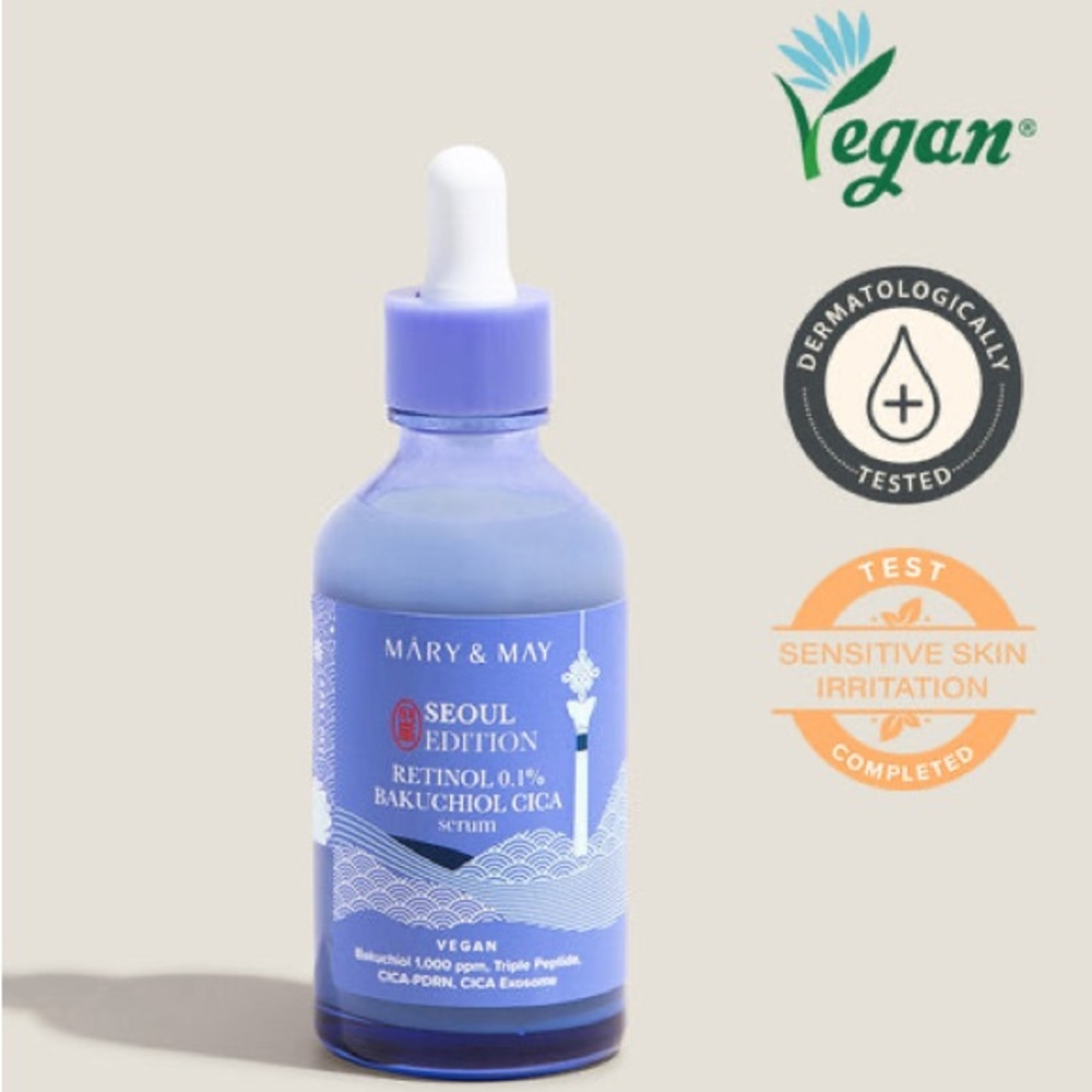 Mary & May Retinol 0.1% Bakuchiol Cica Serum 80ml